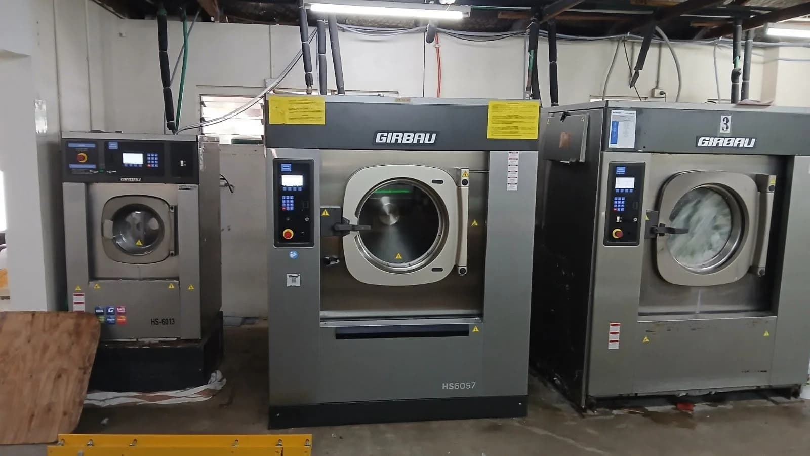 Girbau washers in the laundry at Outrigger Fiji